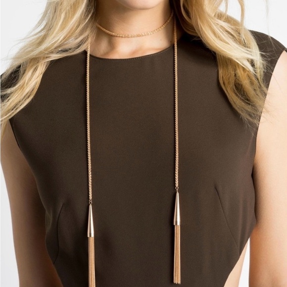 Kendra Scott Phara Tassel Necklace in Matte Navy - Picture 8 of 9